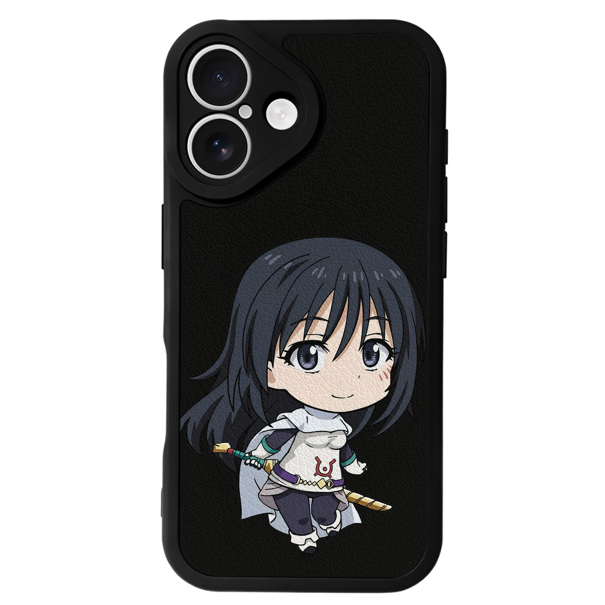（画像用） 転スラ Regarding Reincarnated to Slime 【iPhone 16シリーズ対応】シリコンスマホケース（レザー調） 材質：シリコン